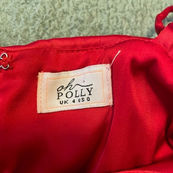 Oh Polly Red Mini Dress - Picture 4 of 4